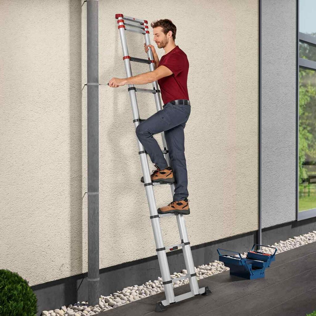 Hailo T80 Flexiline Safety Telescopic Ladder Ladders4Sale