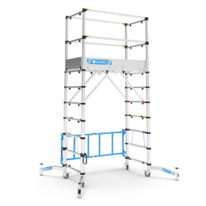 Zarges Aluminium Mobile Telescopic Scaffold Tower