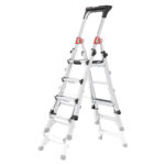 Hailo-TL100-TopLine-Telescopic-Stepladder-
