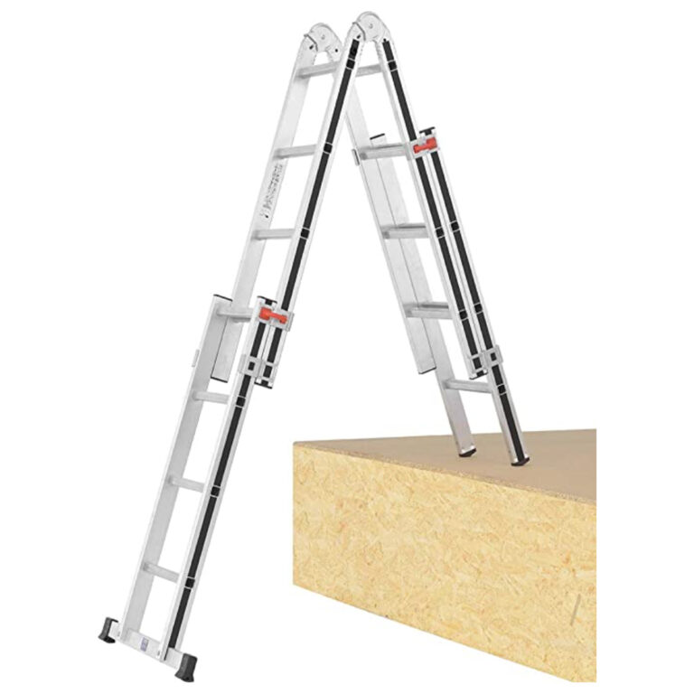 Hymer 70069 Multipurpose Telescopic Ladder with Stabiliser Bar