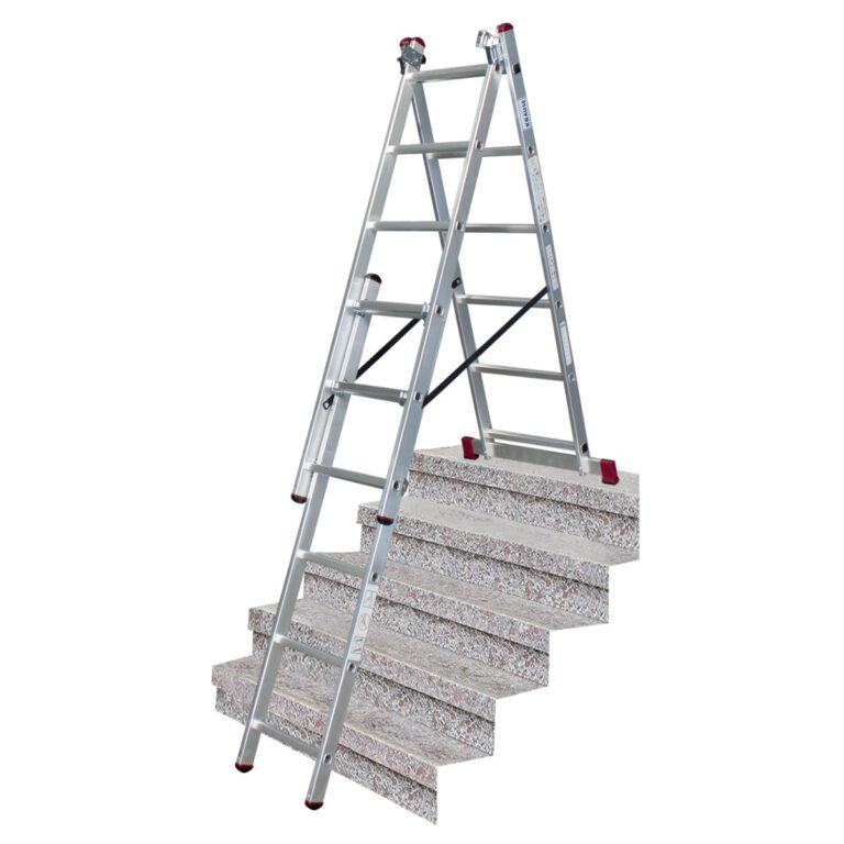 Krause Corda Triple Section Multi Purpose Ladder with Stair Function