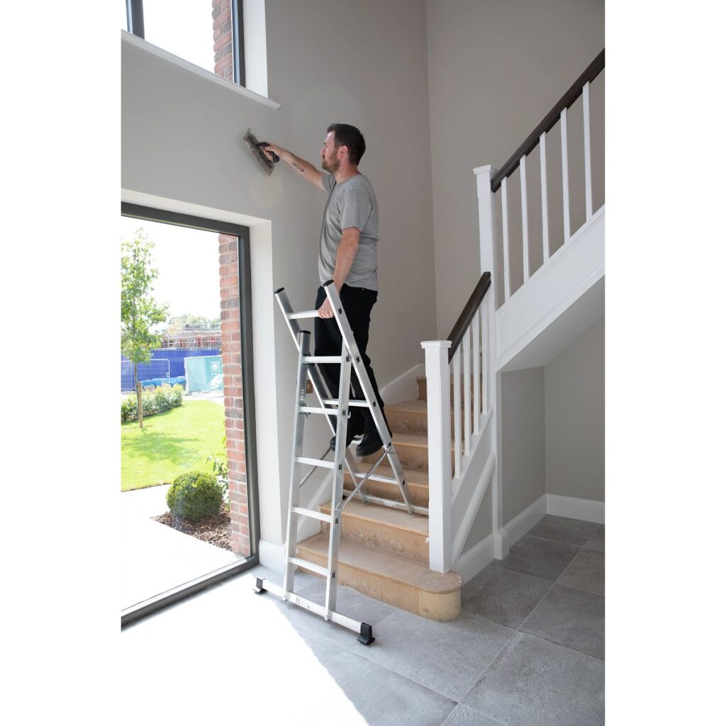 Werner 5 in 1 Combination Ladder with Platform Ladders4Sale