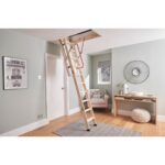 Werner-Eco-S-Line-Timber-Loft-Ladder-34535000_EI_Hallway