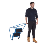 Climb-It-tilt-n-pull-steps-2-tread-blue-in-use-being-used