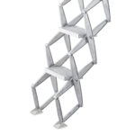 Columbus-Junior-Aluminium-Concertina-Loft-Ladder-feet-close-up