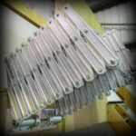 Columbus-Piccolo-Premium-Aluminium-Concertina-Loft-Ladder-closeing-closed-show