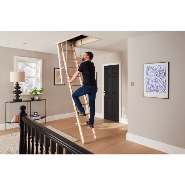 Werner Easi-Build Complete Timber Loft Ladder Access Kit-34538000_EI_Climbing