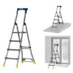 Werner-AdjustaStep-PRO-Aluminium-Stepladder-75076-used-in-3-positions