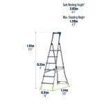 Werner-AdjustaStep-PRO-Aluminium-Stepladder-75077-dimensions