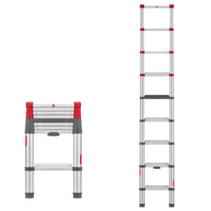 HAILO Master T100 Aluminium Telescopic Safety Ladder